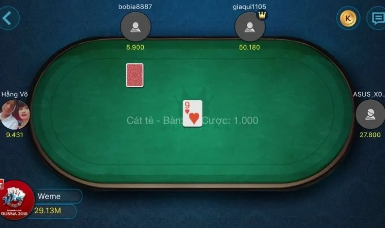 Hướng Dẫn Chơi Sắc Tê Nhà Cái K9Win Cho Người Mới 2 Bàn chơi Sắc Tê Nhà Cái K9Win