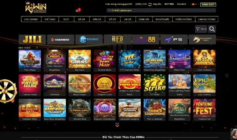 Đa dạng các thể loại game nhanh để trải nghiệm tại nhà cái K9WIN