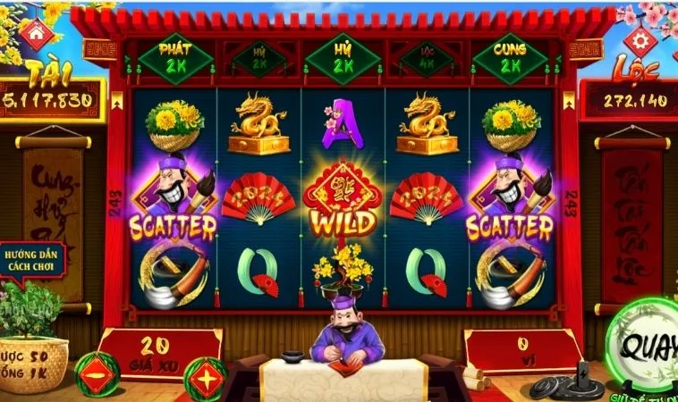 Tìm Hiểu Cách Chơi Nổ Hũ Ông Đồ Tại K9Win Hiệu Quả Nhất 2 Các biểu tượng trong game Nổ Hũ Ông Đồ Tại K9Win